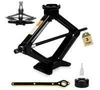 TEOV Universeller Scherenwagenheber 3T/3000kg, Wagenheber Maximale Höhe bis zu 45cm, Tragbarer Wagenhebersatz für Auto, SUV, MPV und Andere Fahrzeuge