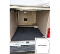 TEPPICH für Heckgarage Wonmobil Camper Pössl 2WinPlus-R 599 mit Raumbad - Heckgarage-Teppich
