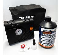 TERRA S T56001 MOBIL KIT Reifen-Pannenset STANDARD KIT mit Kompressor + Mittel