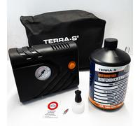 TERRA S T56001 MOBIL KIT Reifen-Pannenset STANDARD KIT mit Kompressor + Mittel