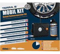 TERRA S T56000 T56000Reifenreparatur-Kit, Mobil-Kit, Notfallausrüstung, mit