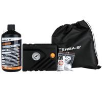 TERRA S T56000 T56000Reifenreparatur-Kit, Mobil-Kit, Notfallausrüstung, mit Dichtmittel und Reifenpumpe, geeignet für Autos und andere Kfz, Reparatur in 15 Minuten