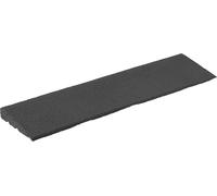 Terrasoft Bordsteinrampe 100x25x4,5 cm Auffahrrampe Rollstuhlrampe Gummi Rampe