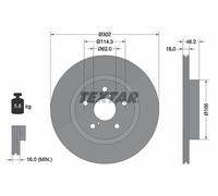 Bremsscheibe Vorderachse Textar 92093500