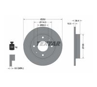Bremsscheibe TEXTAR 92134903