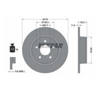 Bremsscheibe Hinterachse Textar 92124903