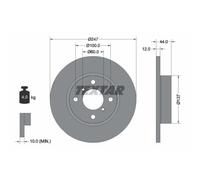 Bremsscheibe Vorderachse Textar 92110803