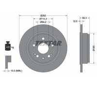 Textar 92144500 Bremsscheibe für HONDA