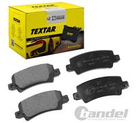 TEXTAR BREMSBELÄGE HINTERACHSE passend für MAZDA 323 MX-5