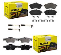 Textar Bremsbeläge Vorne + Hinten Passend Für Mercedes E-klasse W211 S211 Bremsbelagsatz Scheibenbremse: A.b.s.: 37319 Abakus: 23102013 Aisin: Bpmb