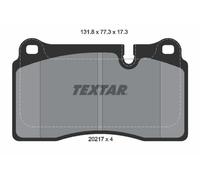TEXTAR Bremsbelagsatz für Land Rover Ranger Rover 3 L322 Rover Sport L320 vorne