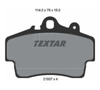 Textar Bremsbelagsatz, Scheibenbremse 2193702