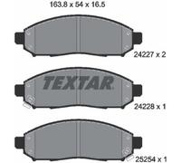 Textar Bremsbelagsatz, Scheibenbremse 2422704