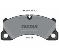 Bremsbelagsatz TEXTAR 2455301, Vorne