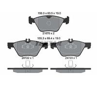 TEXTAR 2472201 Bremsbeläge Mercedes E + S Klasse W211 S211 W220 vorne