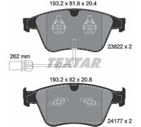Textar Bremsbelagsatz, Scheibenbremse Q+ 2382201