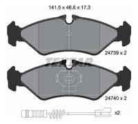 Bremsbelagsatz TEXTAR 2473901, Hinten