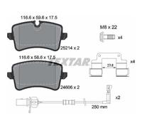 Textar Bremsbelagsatz, Scheibenbremse Q+ 2521405