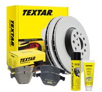 Textar Bremsensatz + CERATEC + Bremsenreiniger VW GOLF VII PASSAT AUDI A3 TT SKO