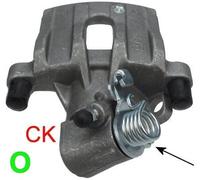TEXTAR Bremssattel 38041100 für FORD MAZDA VOLVO