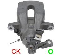 TEXTAR Bremssattel 38047000 für CITROËN DS PEUGEOT