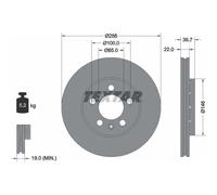 Textar | Bremsscheibe | 92082205