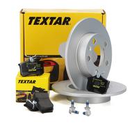 TEXTAR Bremsscheiben Ø 230mm + Beläge für AUDI A1 8X A3 8L VW GOLF 4 POLO hinten