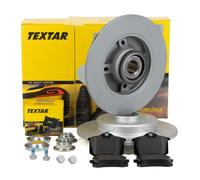 TEXTAR Bremsscheiben Ø 244mm Radlager Beläge für CITROEN OPEL CROSSLAND X hinten