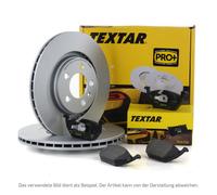 TEXTAR Bremsscheiben Ø 280mm + Bremsbeläge für RENAULT LAGUNA III vorne