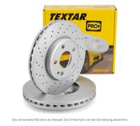 TEXTAR Bremsscheiben Ø 318mm für PORSCHE 996 997 BOXSTER CAYMAN 986 987 vorne