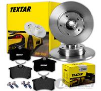 TEXTAR BREMSSCHEIBEN 244mm + BELÄGE HINTEN passend für OPEL CROSSLAND / X