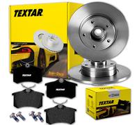 Textar Bremsscheiben 274mm + Beläge Hinten Passend Für Renault Scenic 3 2.0 Dci Bremsscheibe: A.b.s.: 18160c Abakus: 23104039 Abakus: 231040392 Ash