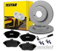 TEXTAR BREMSSCHEIBEN 295mm + BELÄGE VORNE für MERCEDES B-KLASSE W176 W246 C117