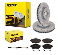 TEXTAR BREMSSCHEIBEN 320mm + BELÄGE VORNE passend für MERCEDES W176 W246 W117