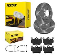 TEXTAR BREMSSCHEIBEN 330mm + BELÄGE HINTEN passend für PORSCHE 911 997