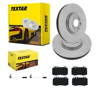 Textar Bremsscheiben 345mm + Beläge Vorne Passend Für Mercedes W163 M-klasse Ml Warnkontakt Bremsbelagverschleiß: Mercedes-benz: 1635401717 Mercede