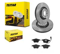 TEXTAR BREMSSCHEIBEN 345mm+ BELÄGE VORNE passend für VW GOLF 6 GTI R AUDI A3 S3