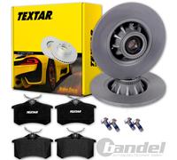 TEXTAR BREMSSCHEIBEN + BELÄGE HINTEN für CITROEN C3 III SX + AIRCROSS C4 CACTUS