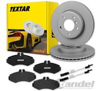 TEXTAR BREMSSCHEIBEN + BELÄGE VORNE für MERCEDES W638 VITO V-KLASSE 638 638/2