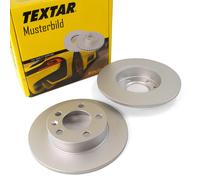 TEXTAR Bremsscheiben Hinten für AUDI A1-A3 SEAT SKODA Octavia 1 VW Golf 4 Polo