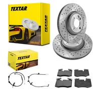 TEXTAR gelochte BREMSSCHEIBEN 294mm + BELÄGE VORNE passend für MINI R55 R56 R58