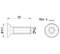 TEXTAR Sicherungsschraube Bremsscheibe 2 Hinten (TPM0015) für Insignia Mk I (A)