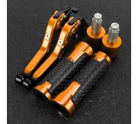 TGVSELPJ Motorradteil Bremse Kupplung Hebel Zubehör Für YAMAHA Tracer 9/900 Gt Tracer9 Tracer900 Tracer9gt 2021 2022 2023 2024 Motorrad Lenker Griff Griffe(Orange)