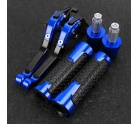 TGVSELPJ Motorradteil Motorrad Lenker Griff Griffe Für YAMAHA Tracer 9/900 Gt Tracer9 Tracer900 Tracer9gt 2021 2022 2023 2024 Bremse Kupplung Hebel Zubehör(Blu)