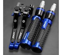 TGVSELPJ Motorradteil Zubehör Motorrad Kupplung Bremshebel Für YAMAHA XMAX300 X MAX X-MAX 300 2018 2019 2020 2021 2022 2023 Lenker Griffe Enden(Blu)