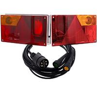 The Drive | Anhänger Rückleuchten Satz | Aspöck Multipoint 1 I | 5m Anschlusskabel 7-polig | Rechts & Links | Bajonett-Anschluss | Rücklichter für PKW-Anhänger, Trailer & Wohnwagen