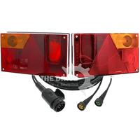 The Drive | Anhänger Rückleuchten Satz | Aspöck Multipoint 1 I | 7m Anschlusskabel 13-polig | Rechts & Links | Bajonett-Anschluss | Rücklichter für PKW-Anhänger, Trailer & Wohnwagen