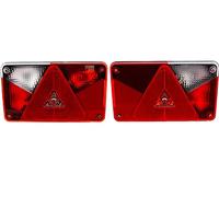 The Drive | Anhänger Rückleuchten Satz | Aspöck Multipoint V 5 | mit Rückfahrlicht | Rechts & Links | Bajonett-Anschluss | Rücklichter für PKW-Anhänger, Trailer & Wohnwagen