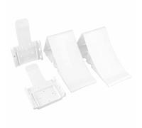 The Drive -14308-2 Unterlegkeile Mit Halter Weiss 1600 kg - Bremskeile Anhängerkeile bis 1.6t
