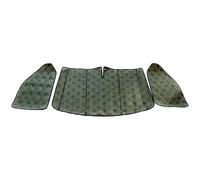 Thermomatten Fenstermatten 3er-Set - Isolierung und Verdunkelung für VW T5, T6, T6.1, - Front- und Seitenscheiben (Khaki VW T5, T6, T6.1)